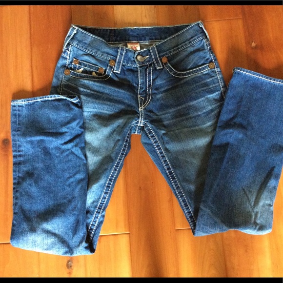 **SOLD** True Religion Rainbow Bobby Jeans - Picture 2 of 3